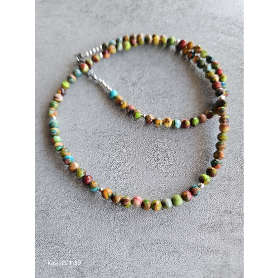 Naszyjnik z kamieni jaspisu